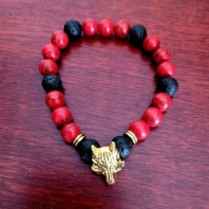 Handcrafted Red Dragon Bracelet